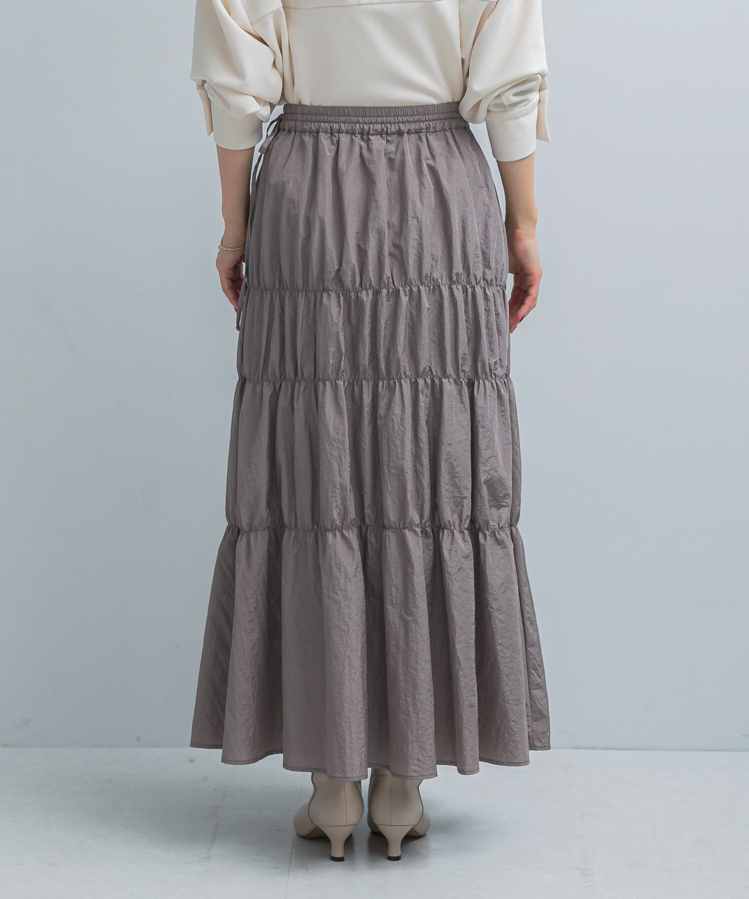 URBAN RESEARCH ROSSO「ブライトシャーリングスカート」|スカート|