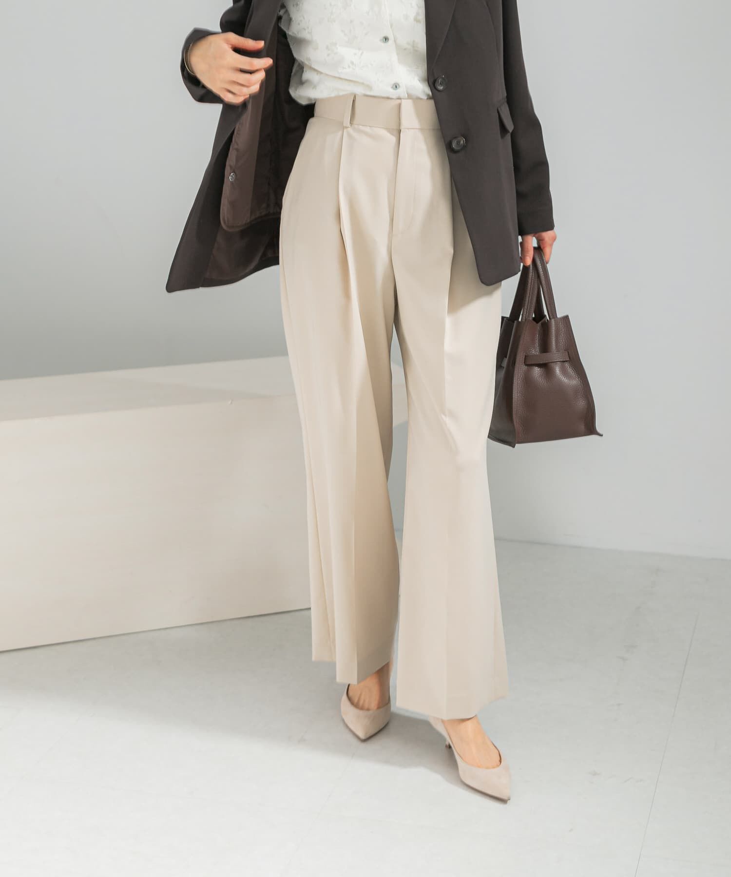 URBAN RESEARCH ROSSO「防シワハイウエストワイドスラックス」|その他|