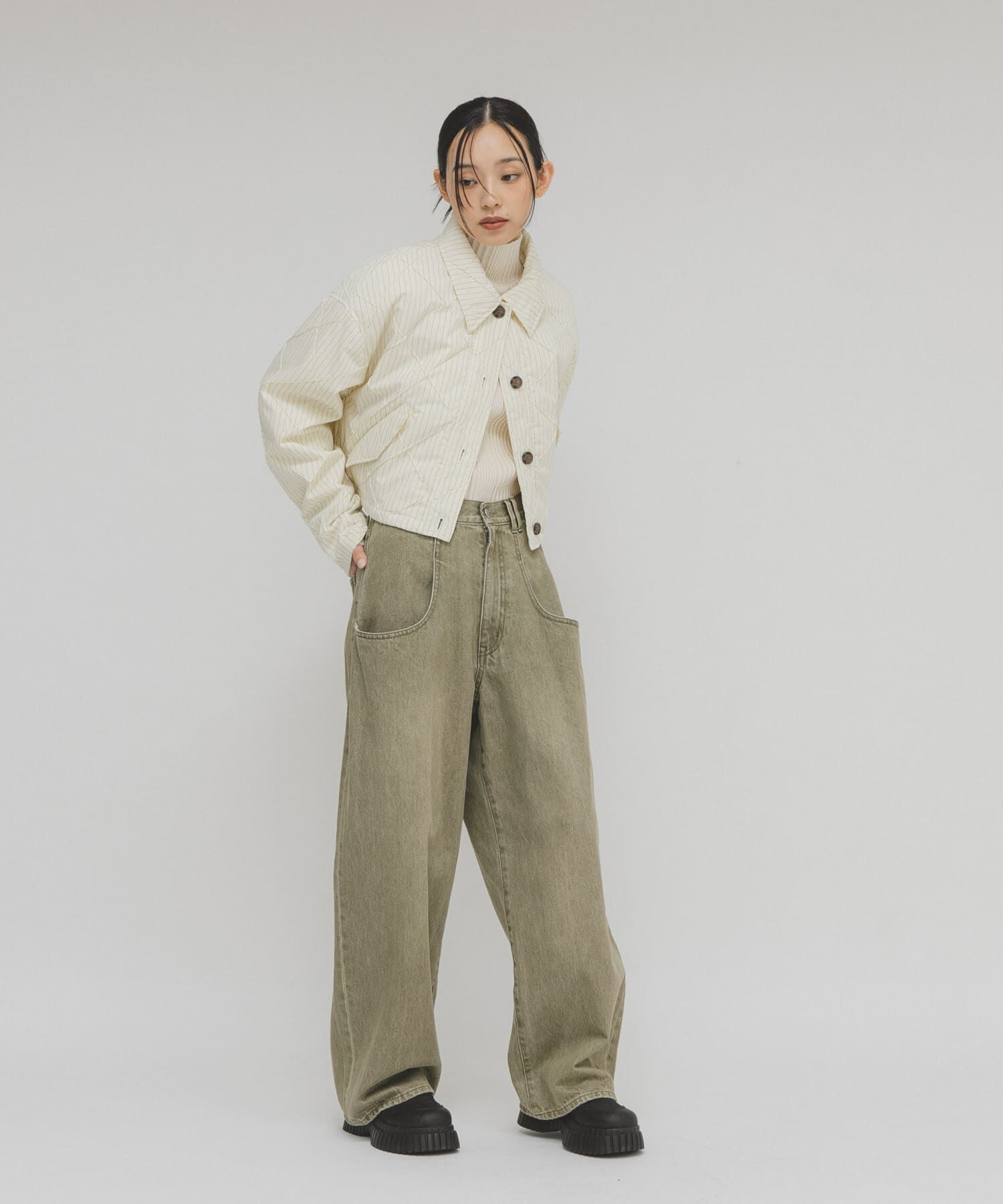  「『3サイズ展開』BIGポケットデザインデニム」|デニム|