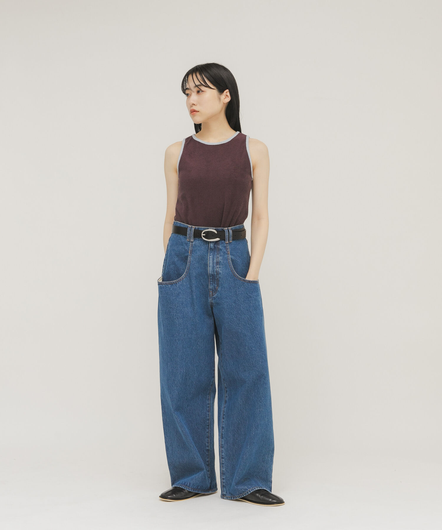  「『3サイズ展開』BIGポケットデザインデニム」|デニム|