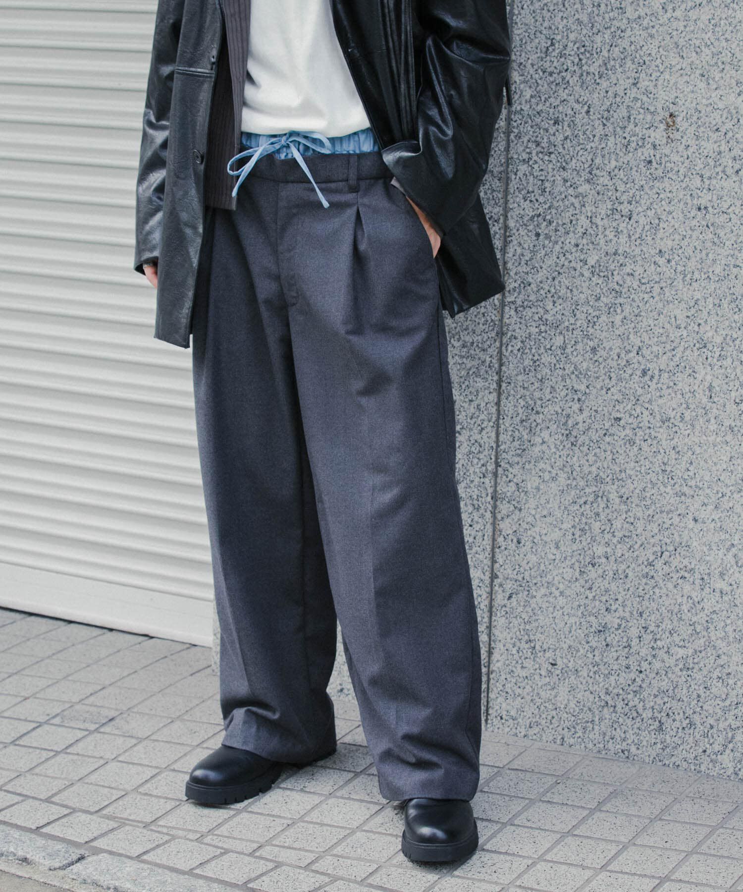 SENSE OF PLACE by URBAN RESEARCH「ウールライクフェイクレイヤードスラックス」|その他|