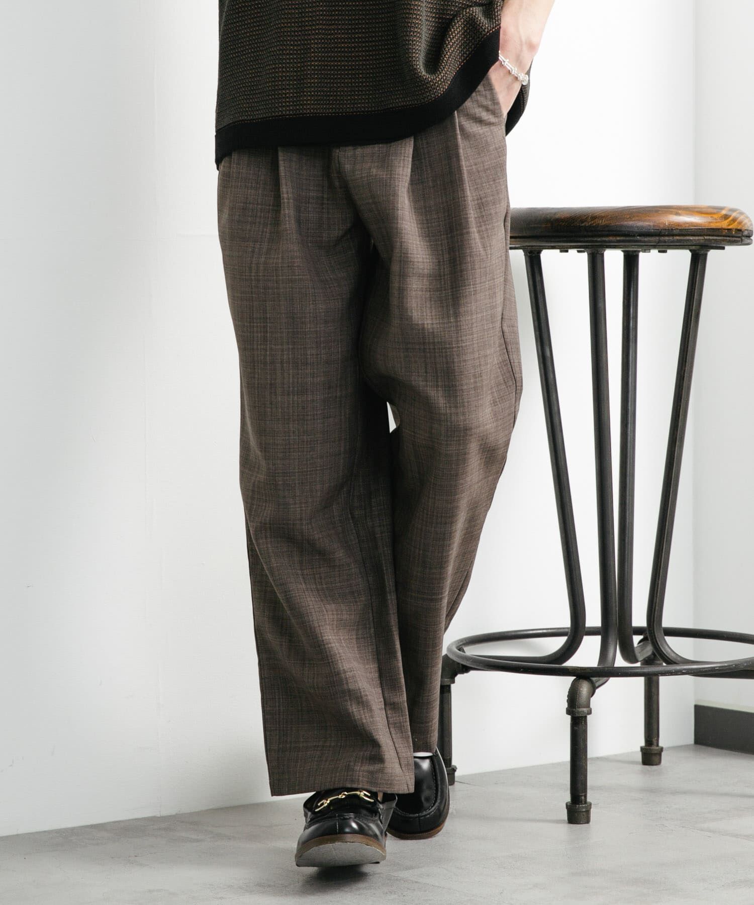 SENSE OF PLACE by URBAN RESEARCH「『ｾｯﾄｱｯﾌﾟ対応』『接触冷感/吸水速乾/ｲｰｼﾞｰｹｱ』ﾘﾈﾝﾗ  」|その他|ブラウン