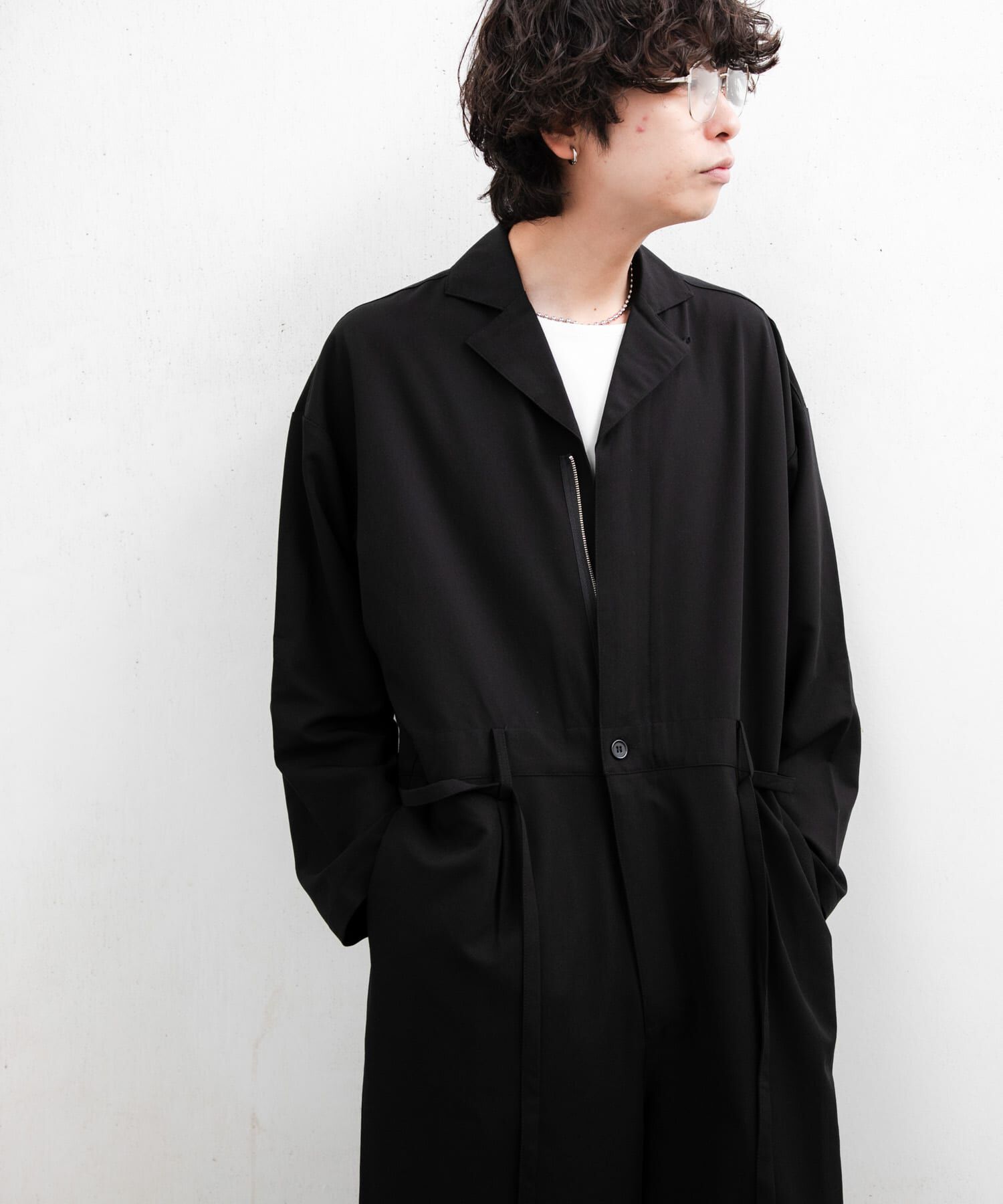 SENSE OF PLACE by URBAN RESEARCH「ベルトテッドジャンプスーツ」|オールインワン|