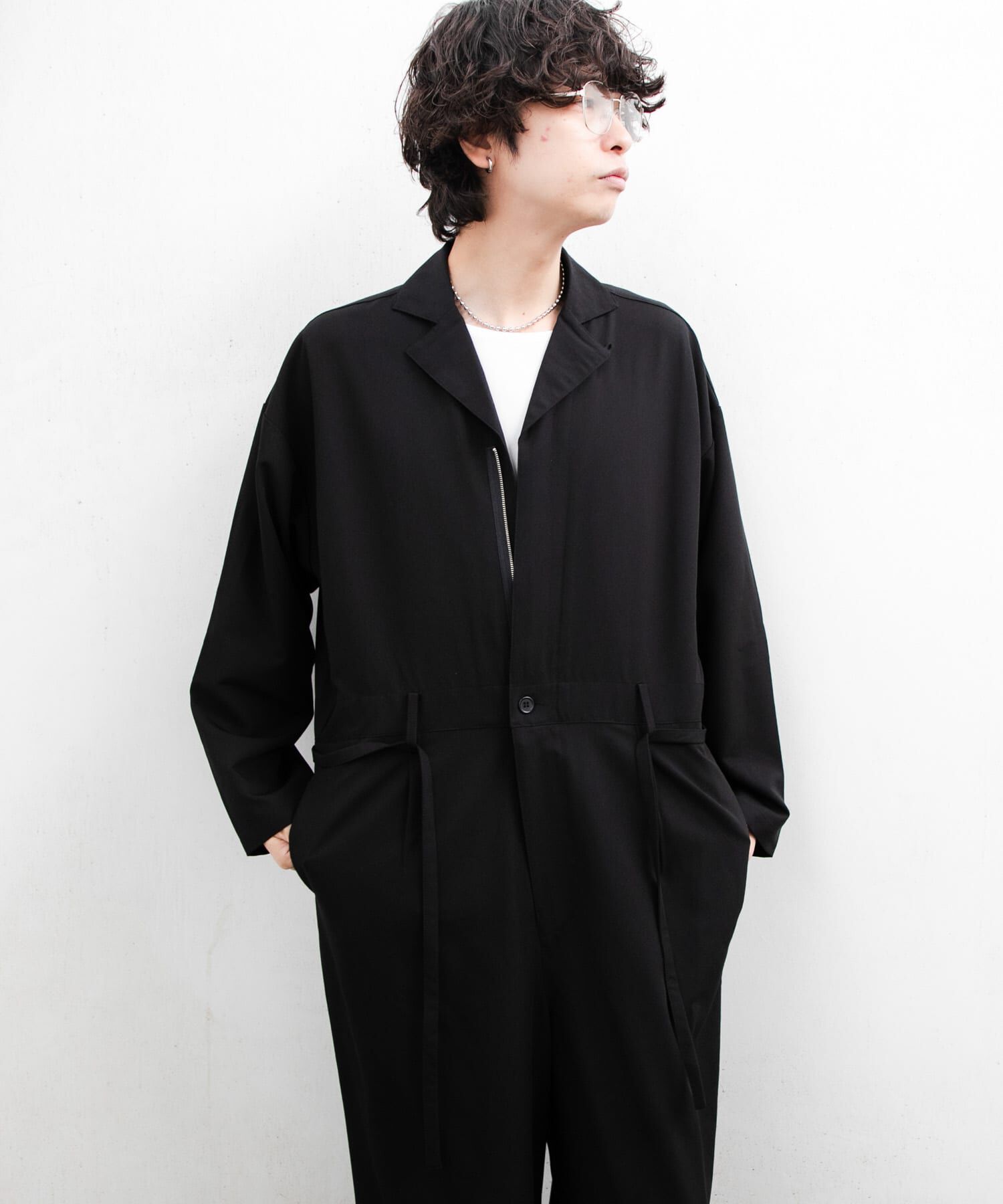 SENSE OF PLACE by URBAN RESEARCH「ベルトテッドジャンプスーツ」|オールインワン|