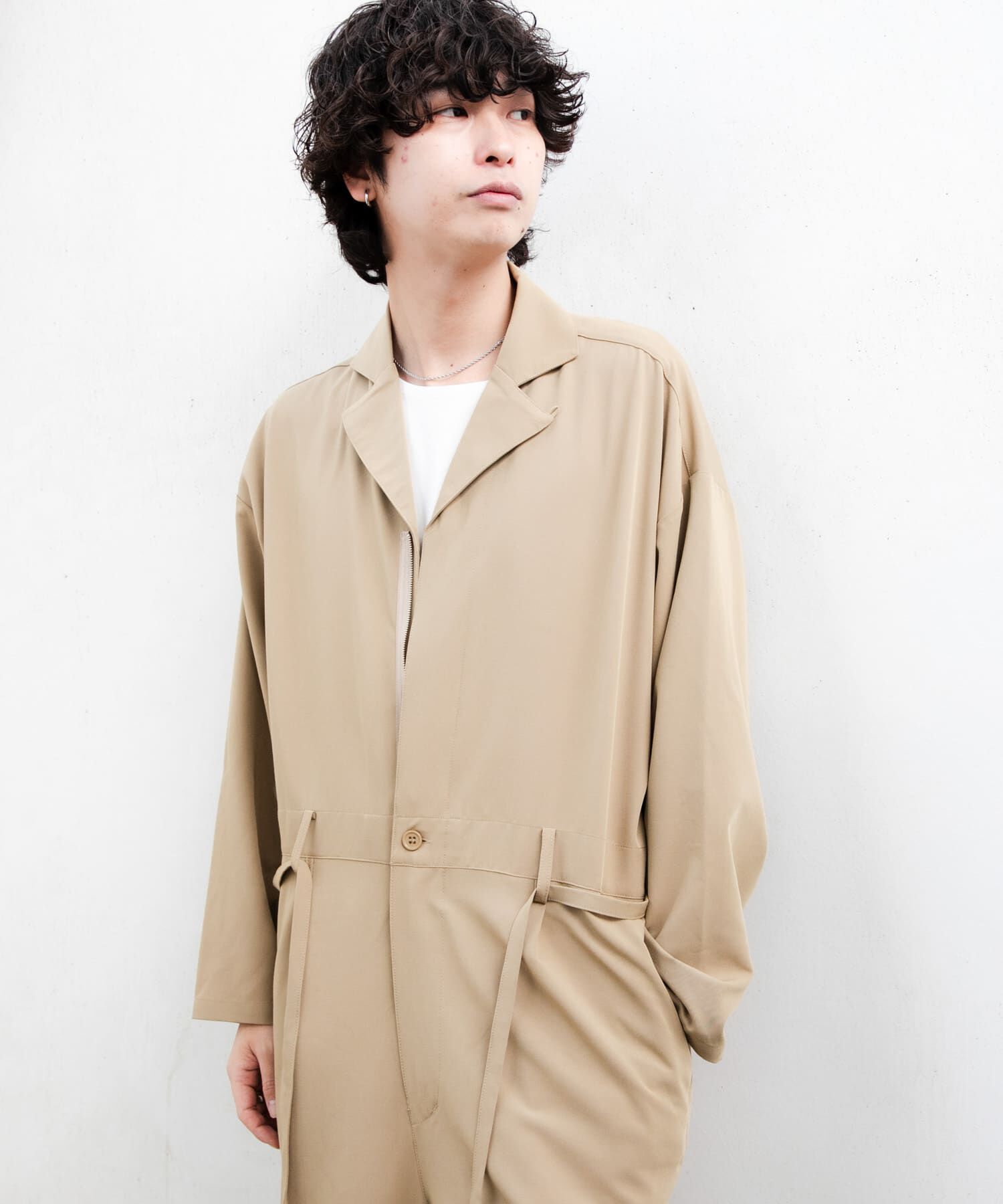 SENSE OF PLACE by URBAN RESEARCH「ベルトテッドジャンプスーツ」|オールインワン|