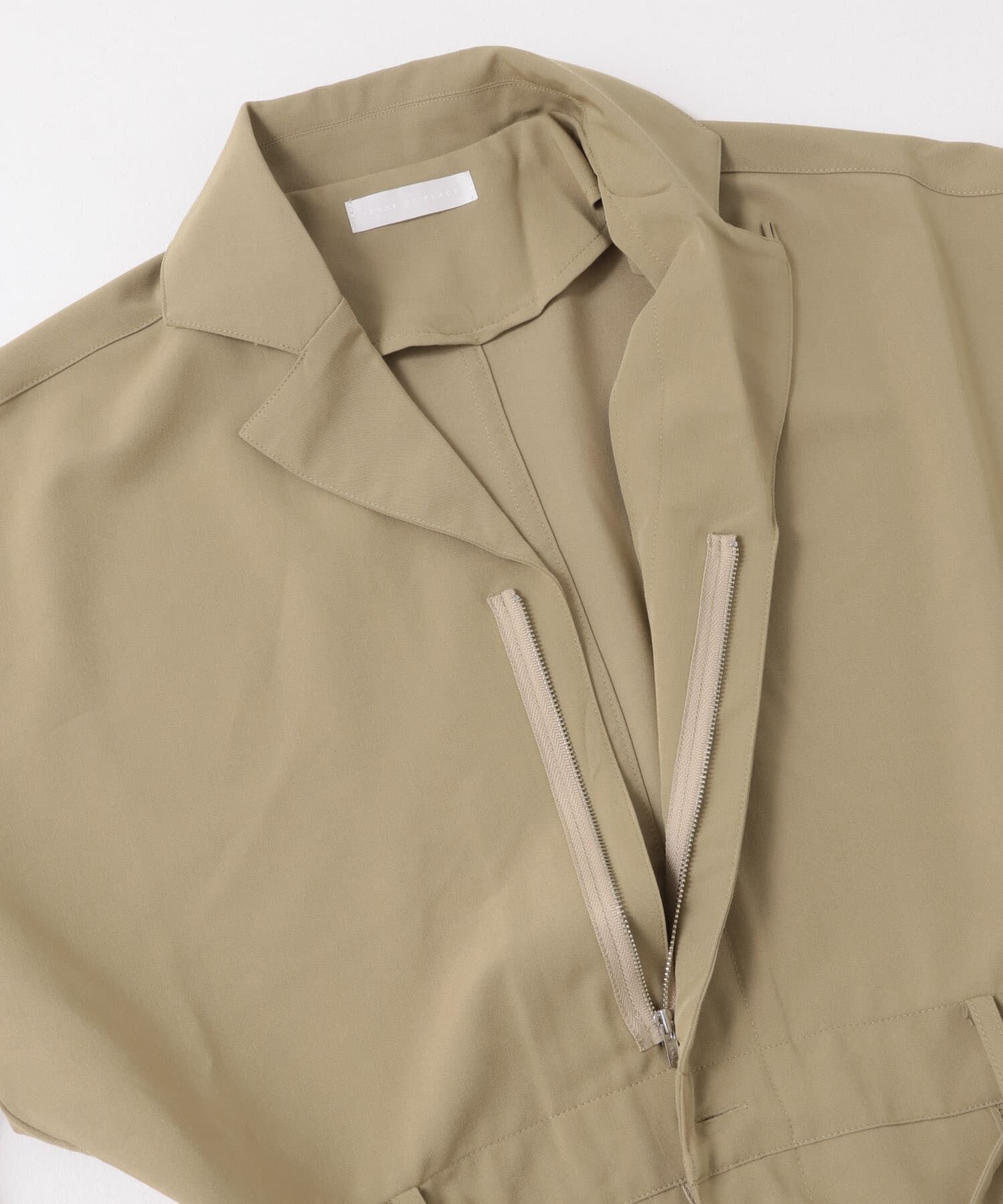 SENSE OF PLACE by URBAN RESEARCH「ベルトテッドジャンプスーツ」|オールインワン|