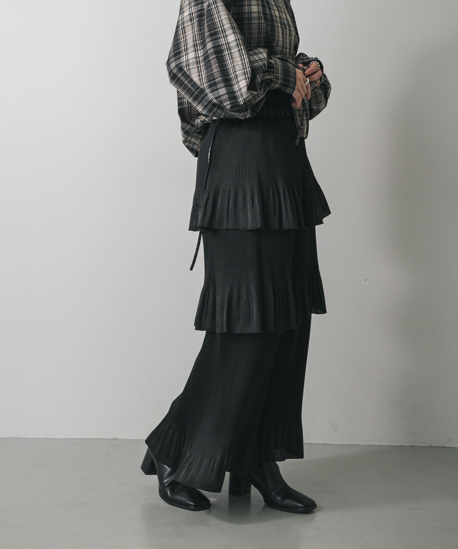 SENSE OF PLACE by URBAN RESEARCH「ティアードプリーツスカート」|スカート|