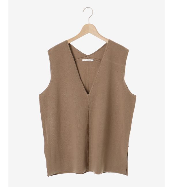 le.coeur blanc「ハーフミラノリブニットベスト」|ニット・セーター|