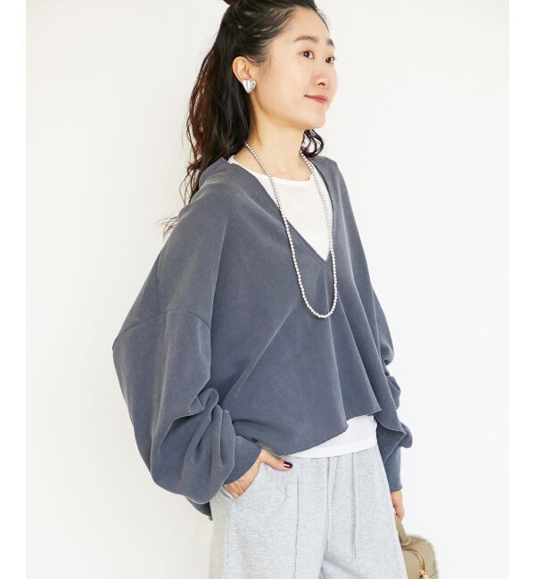  「ヴィンテージ裏毛ショートプルオーバー」|Tシャツ・カットソー|