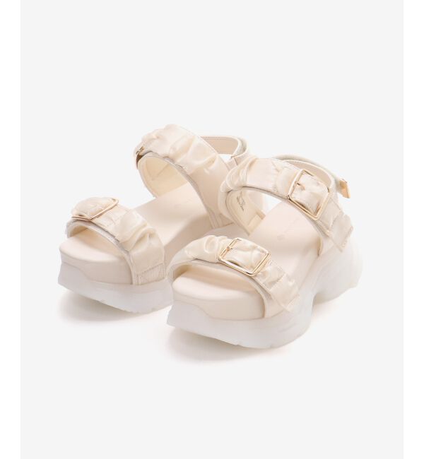  「ジェリーソールギャザースポサン」|サンダル|