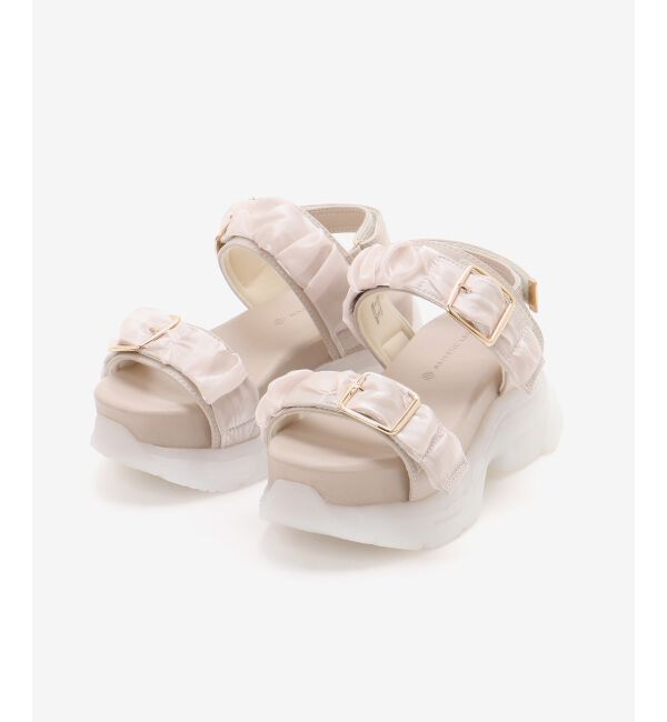  「ジェリーソールギャザースポサン」|サンダル|