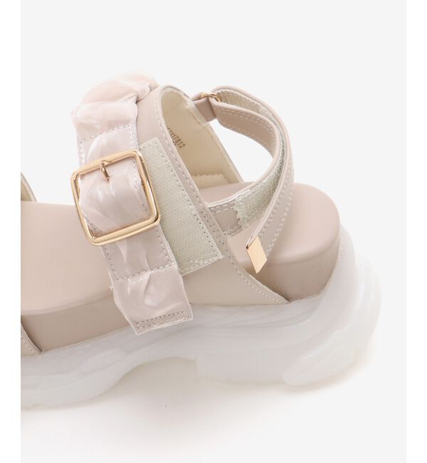  「ジェリーソールギャザースポサン」|サンダル|