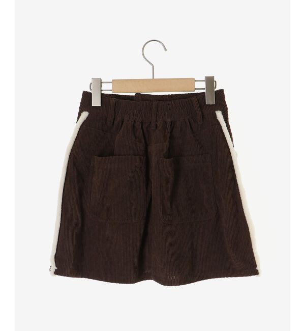  「ボアトリムミニスカパン」|スカート|