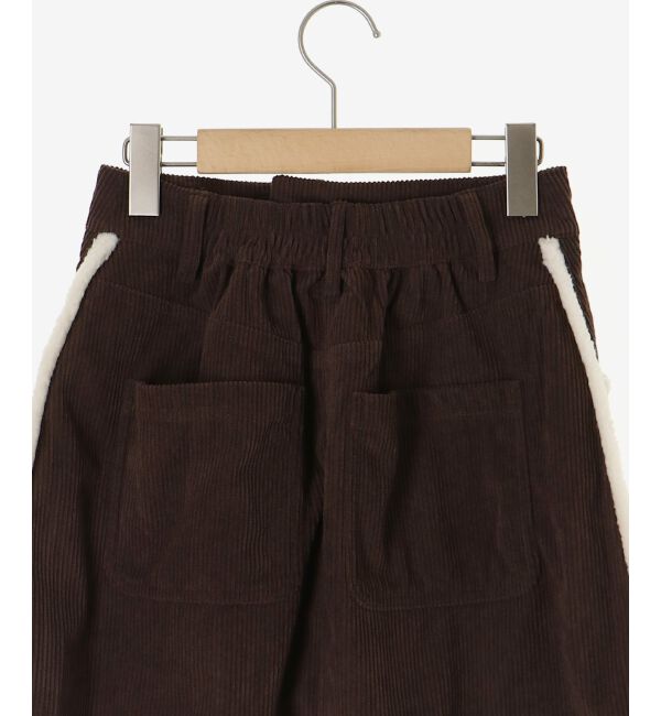  「ボアトリムミニスカパン」|スカート|