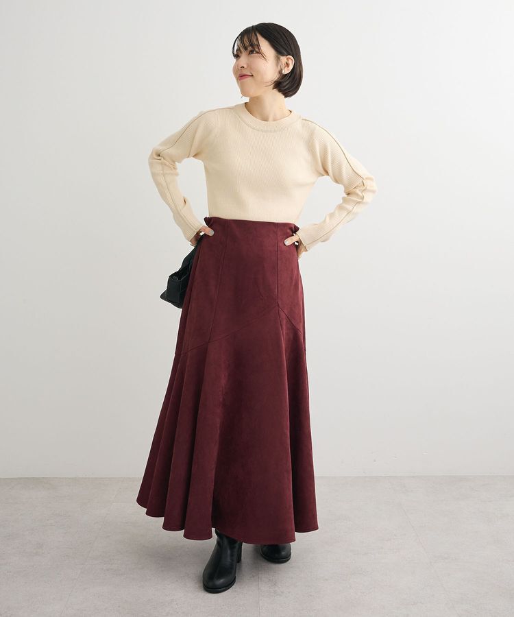 Green Parks「ラメライン入りリブニットプルオーバー」|ニット・セーター|