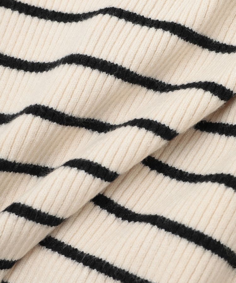 Green Parks「ラメライン入りリブニットプルオーバー」|ニット・セーター|