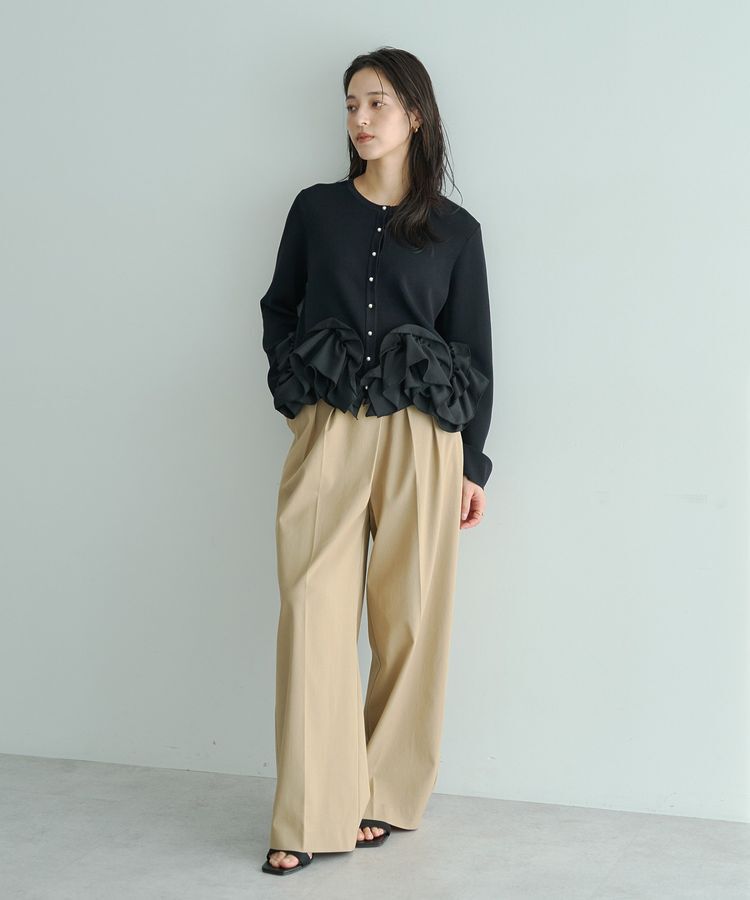 YECCA VECCA「メタルホックワイドパンツ」|その他|