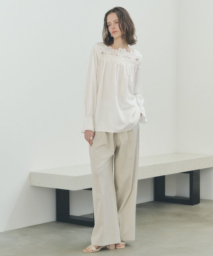 YECCA VECCA「メタルホックワイドパンツ」|その他|