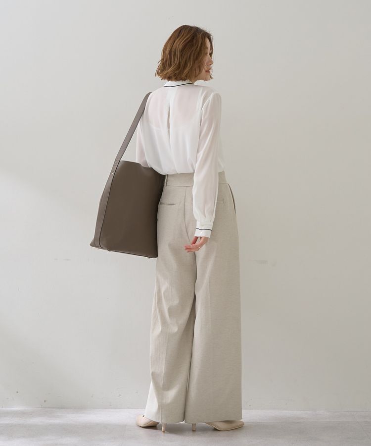 YECCA VECCA「メタルホックワイドパンツ」|その他|