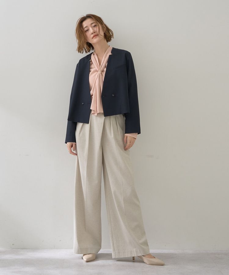 YECCA VECCA「メタルホックワイドパンツ」|その他|