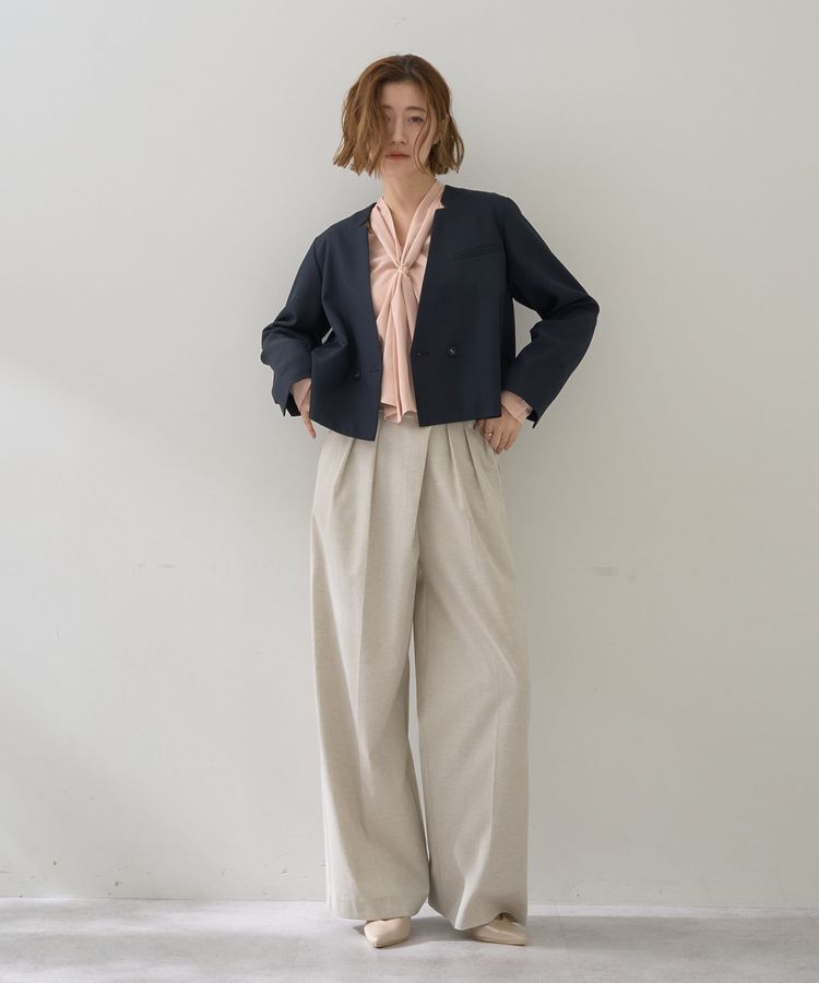 YECCA VECCA「メタルホックワイドパンツ」|その他|