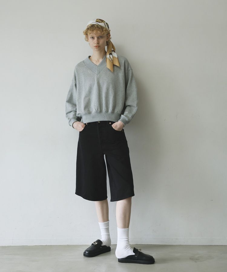 GARAGE OF GOOD CLOTHING「【日本製】ELIZABETH Vネックロゴプルオーバー」|Tシャツ・カットソー|