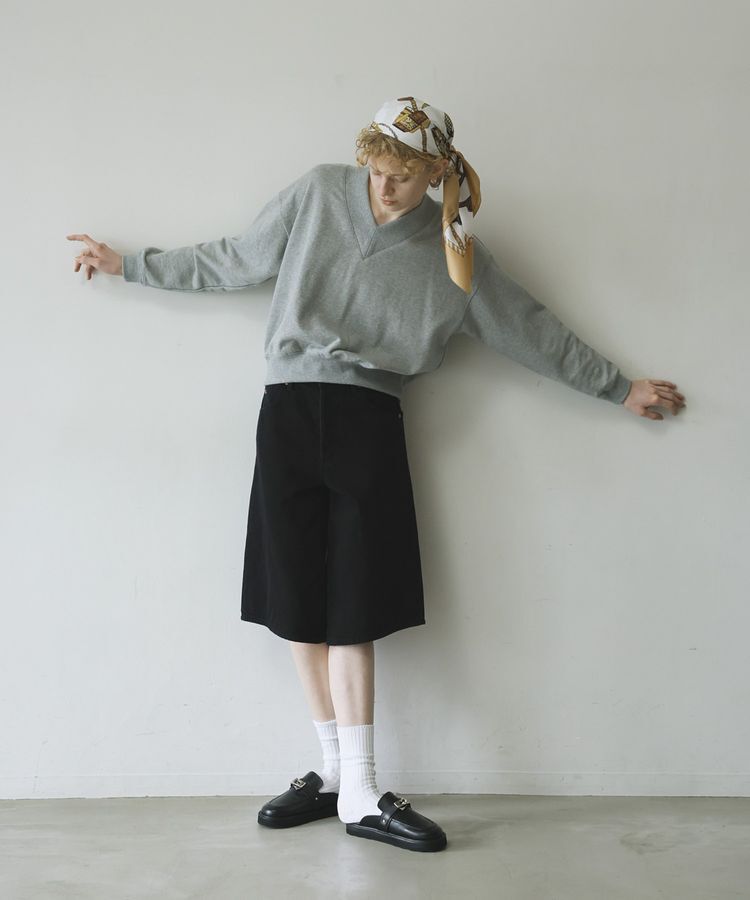 GARAGE OF GOOD CLOTHING「【日本製】ELIZABETH Vネックロゴプルオーバー」|Tシャツ・カットソー|