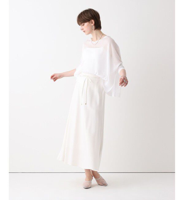 allureville「シャイニーシアープルオーバー」|ニット・セーター|