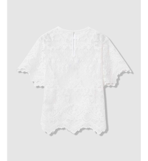 LOULOU WILLOUGHBY「【LOULOU WILLOUGHBY】オーガンスカラＴシャツ」|Tシャツ・カットソー|