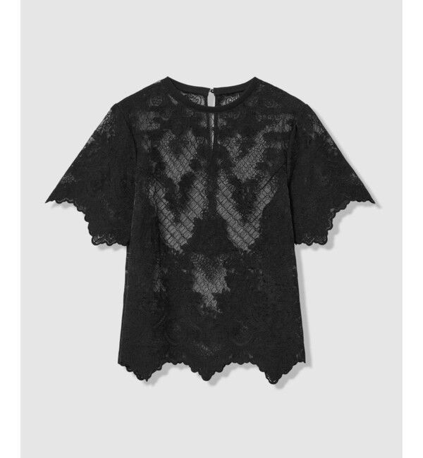 LOULOU WILLOUGHBY「【LOULOU WILLOUGHBY】オーガンスカラＴシャツ」|Tシャツ・カットソー|