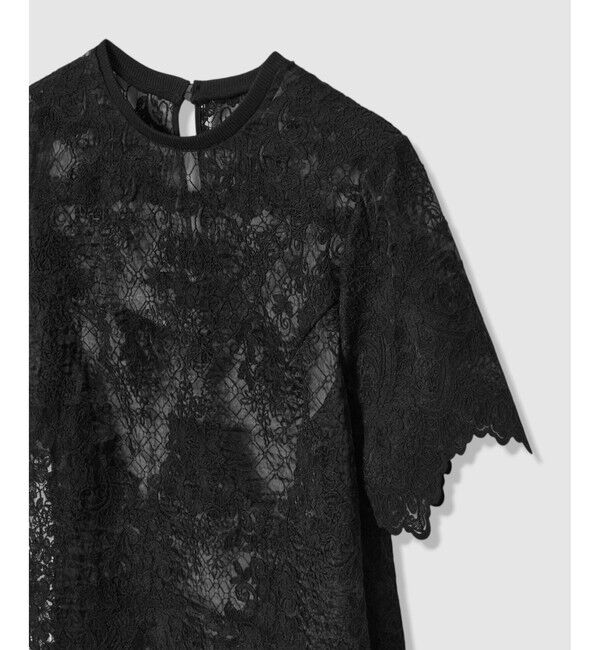 LOULOU WILLOUGHBY「【LOULOU WILLOUGHBY】オーガンスカラＴシャツ」|Tシャツ・カットソー|