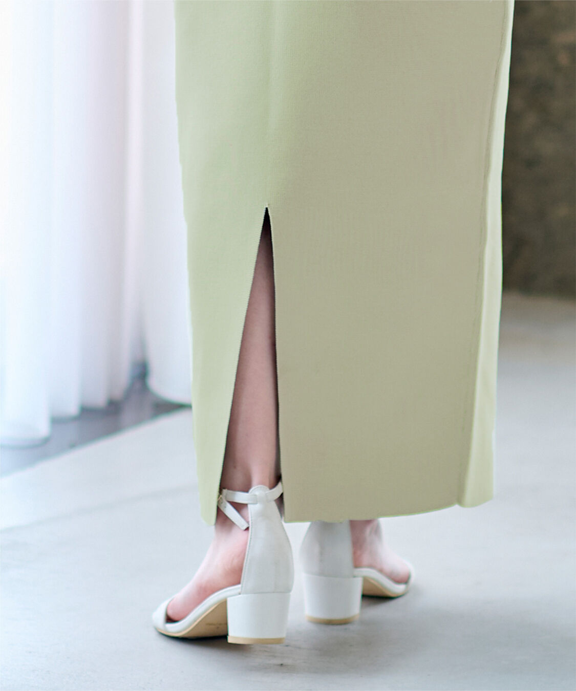 ur's「スポンディッシュ美シルエットニットタイトスカート」|スカート|