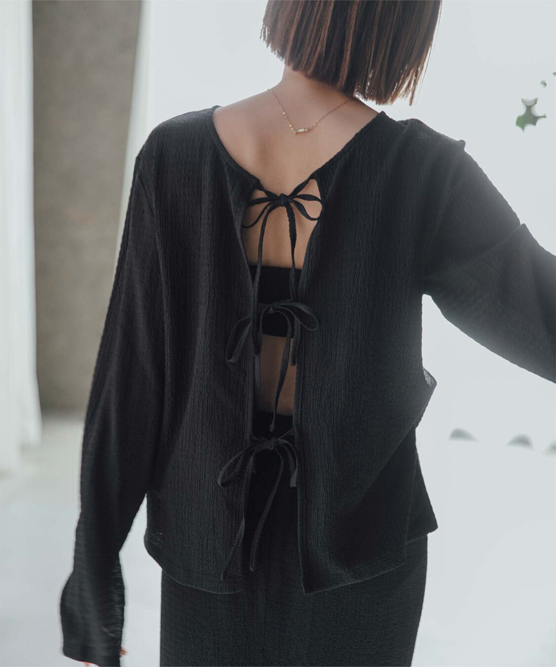 ur's「【黒川翼さんコラボアイテム】前後2wayトップス&times;スカートセットアップ/ラッシュガード」|シャツ・ブラウス|