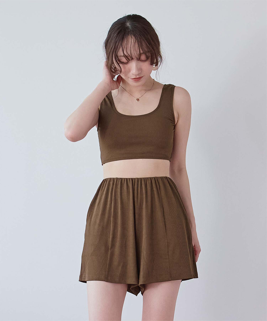 SEA DRESS「4点ｾｯﾄ/ﾍﾑﾗｲﾝﾗｯｼｭｶﾞｰﾄﾞ&times;ﾋﾞｷﾆ/水着」|ビキニ|