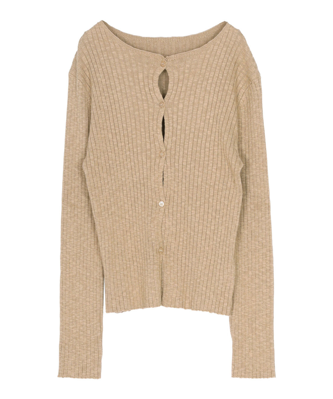 titivate「コンパクトリブニットカーディガン」|ニット・セーター|