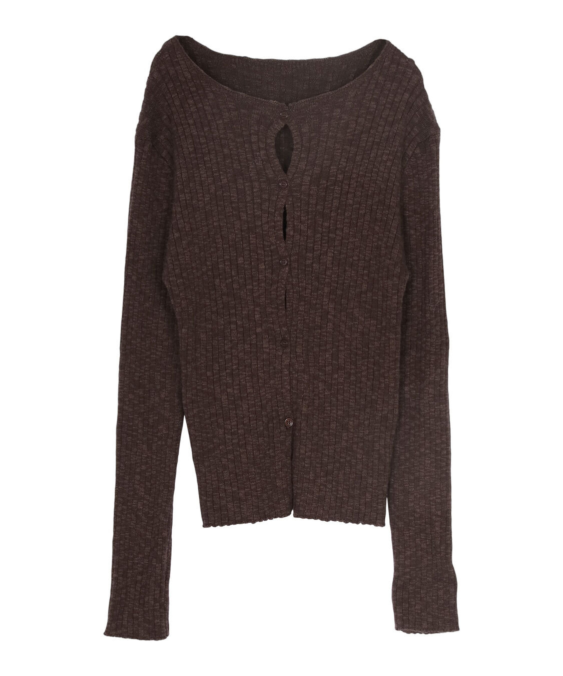 titivate「コンパクトリブニットカーディガン」|ニット・セーター|