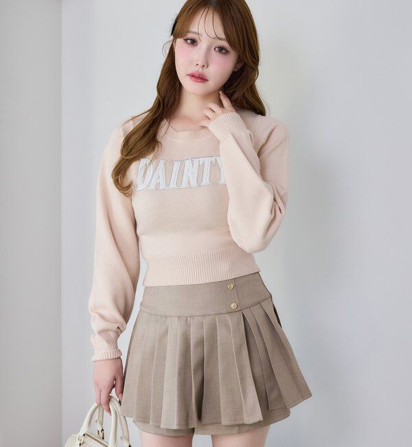  「キラキラロゴ入りアソートニット」|ニット・セーター|