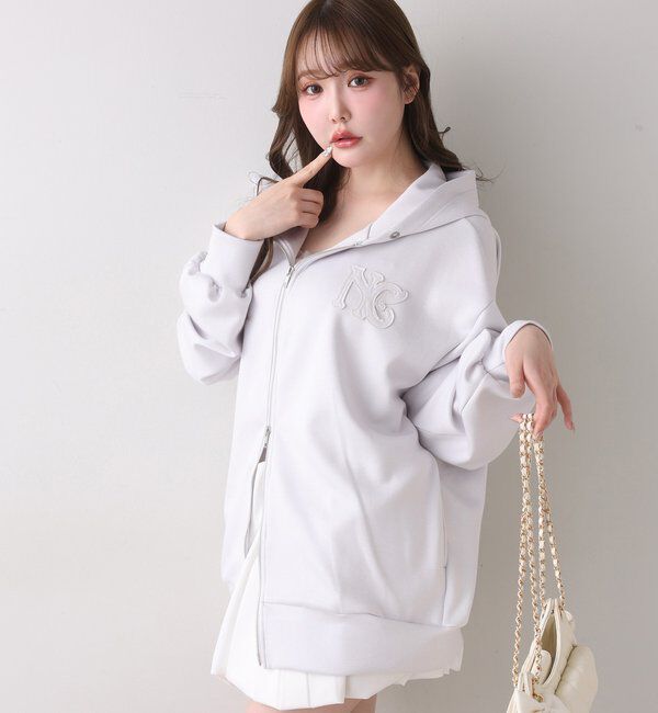  「ロゴグリッターパーカー」|プルオーバー|