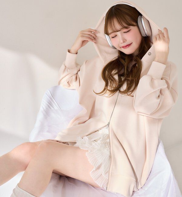  「ロゴグリッターパーカー」|プルオーバー|