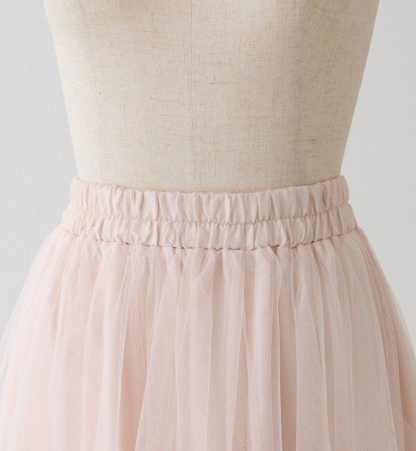  「チュールフリルロングスカート」|スカート|