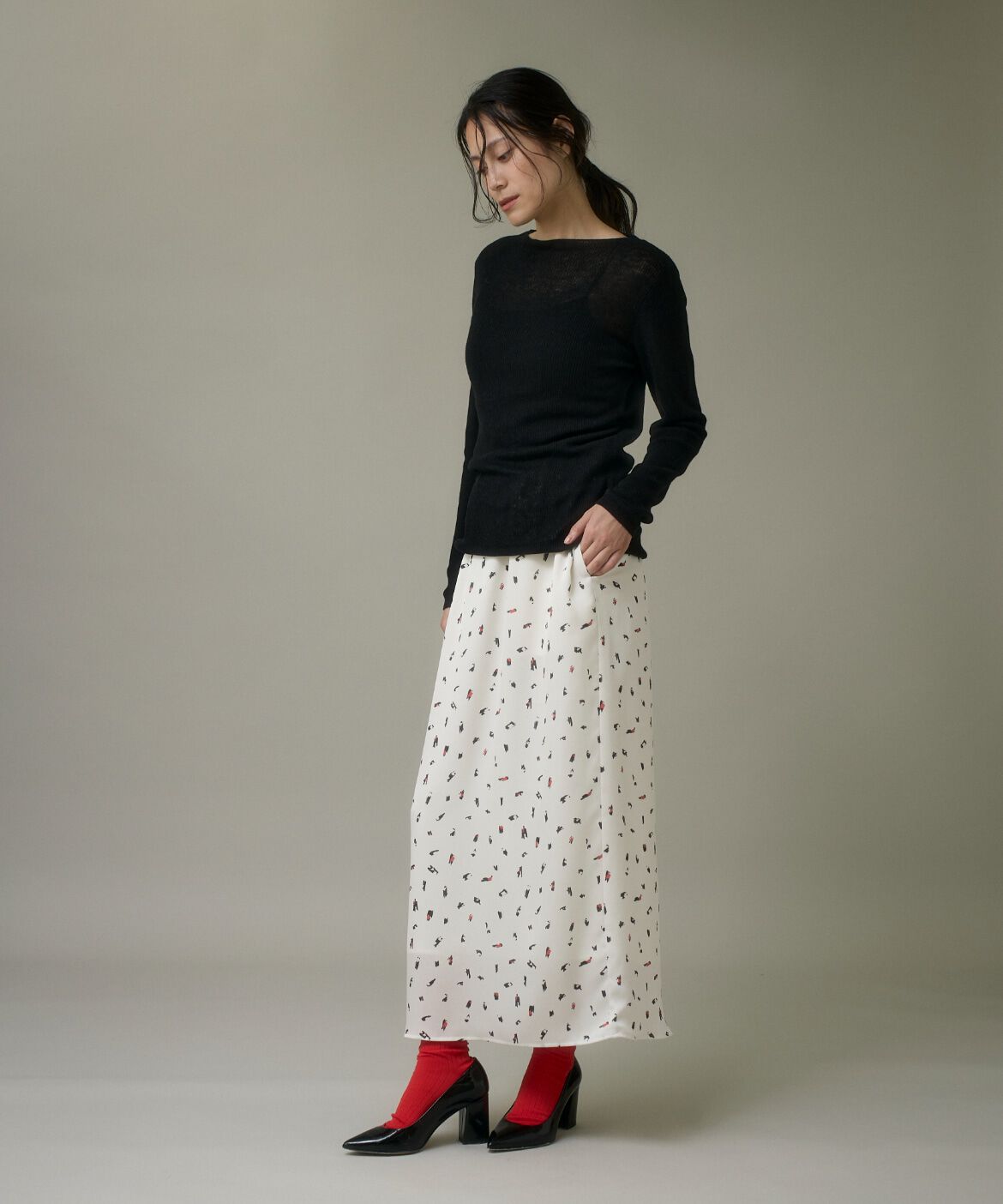 DAY by DAY it&rsquo;s international「モックネックリブニット《Melty air wool》」|ニット・セーター|