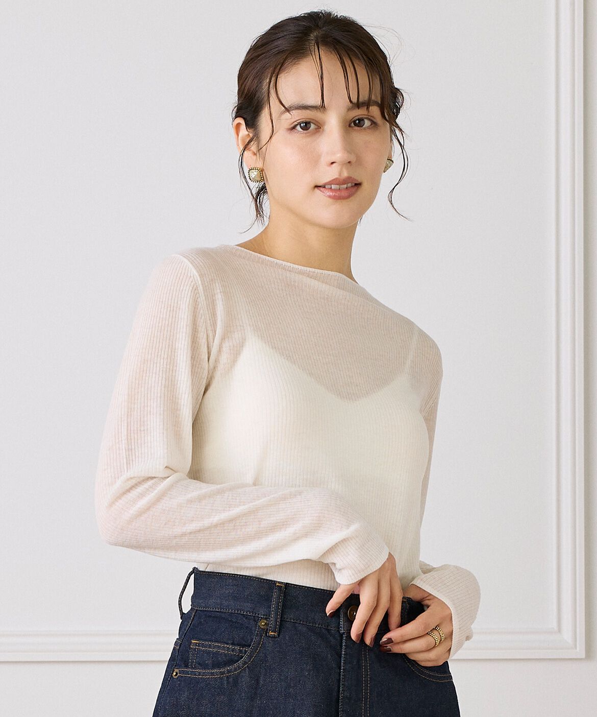 DAY by DAY it&rsquo;s international「モックネックリブニット《Melty air wool》」|ニット・セーター|