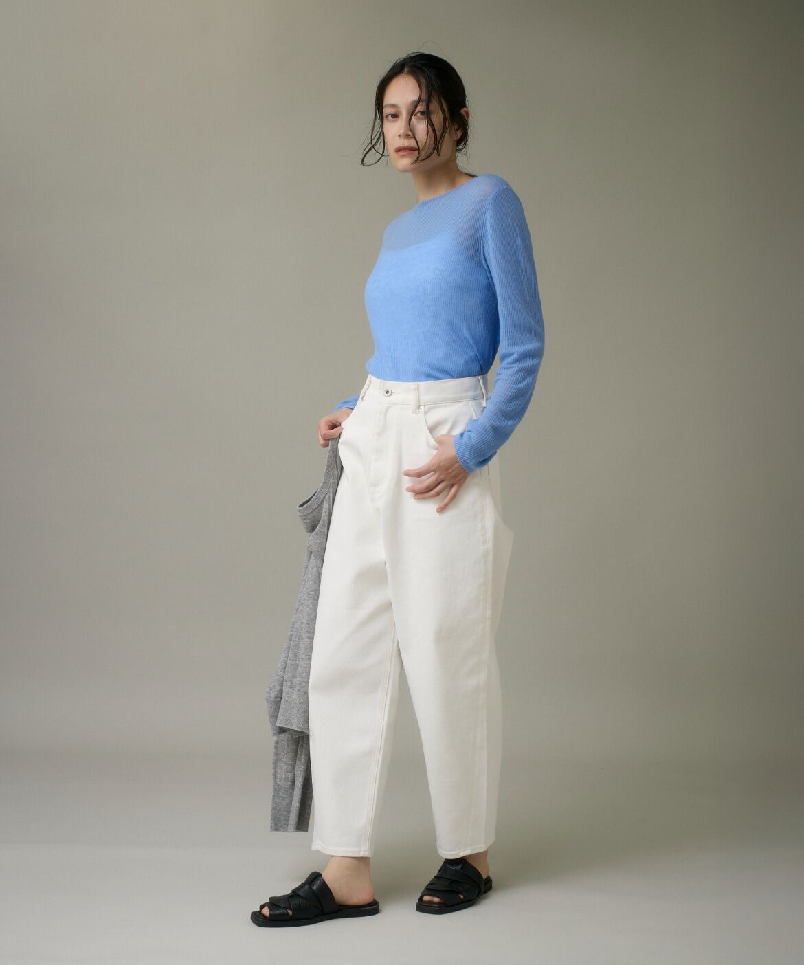 DAY by DAY it&rsquo;s international「モックネックリブニット《Melty air wool》」|ニット・セーター|