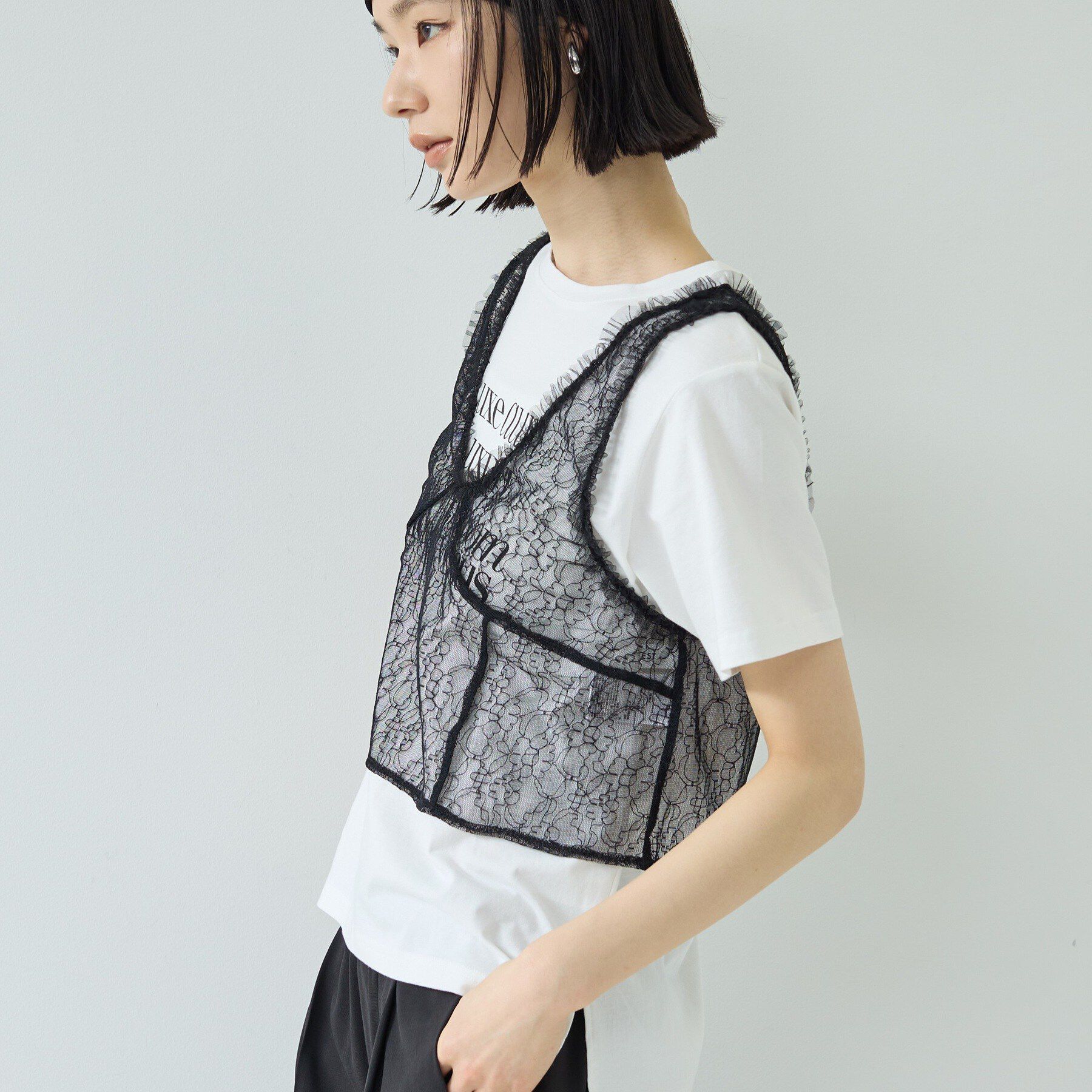 GALLEST「レースビスチェ」|シャツ・ブラウス|