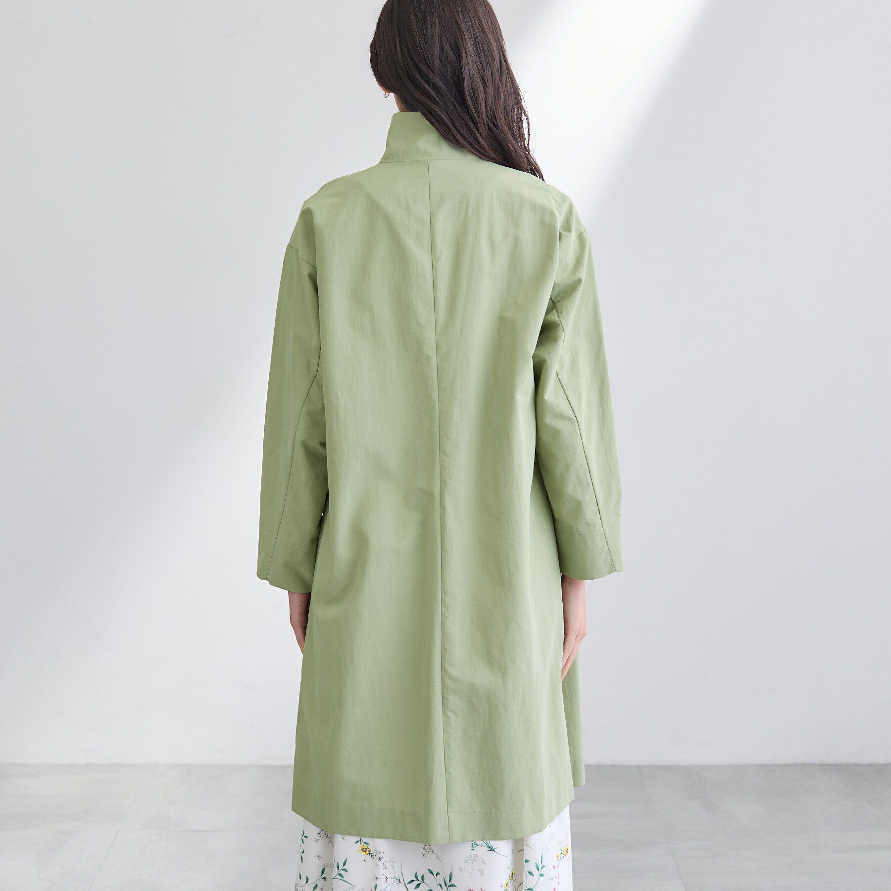 INDIVI「【撥水／軽量】ミニマル スタンドカラーコート」|その他|