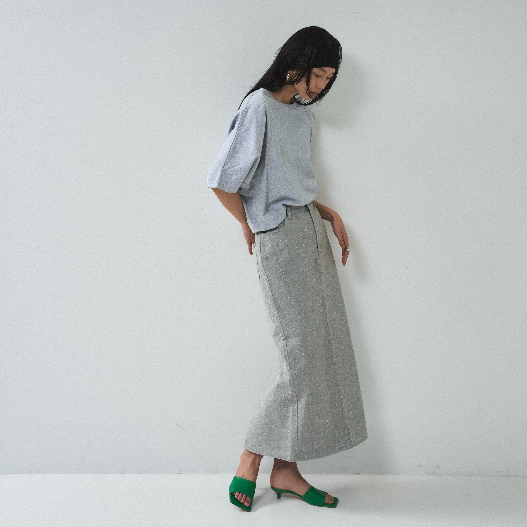 GALLEST「グレイニーコットンタイトスカート」|スカート|