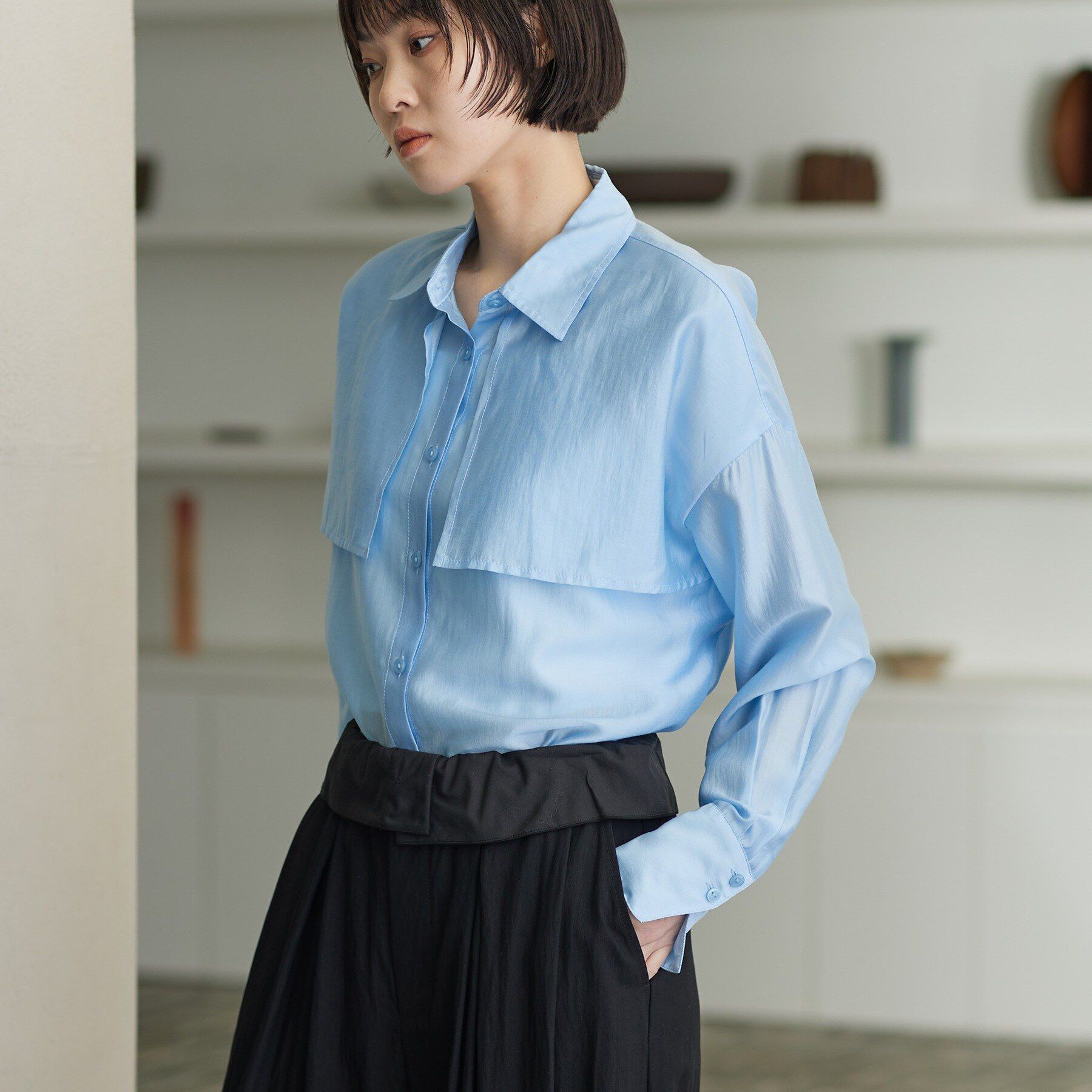 GALLEST「ファインシアーブラウス」|シャツ・ブラウス|