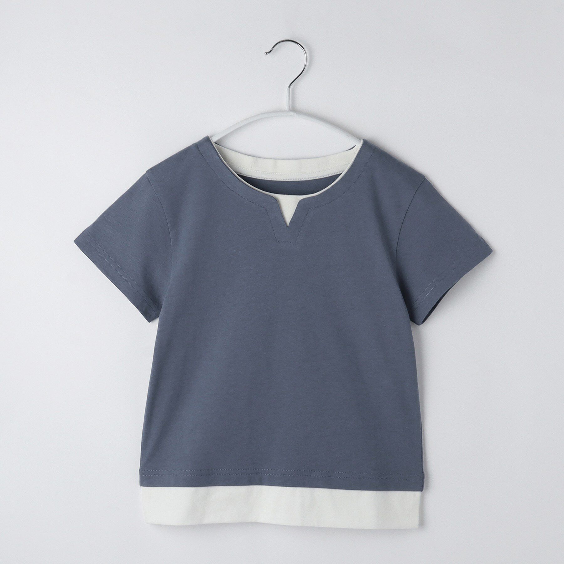 THE SHOP TK「【110－160】キーネックTシャツ」|Tシャツ・カットソー|