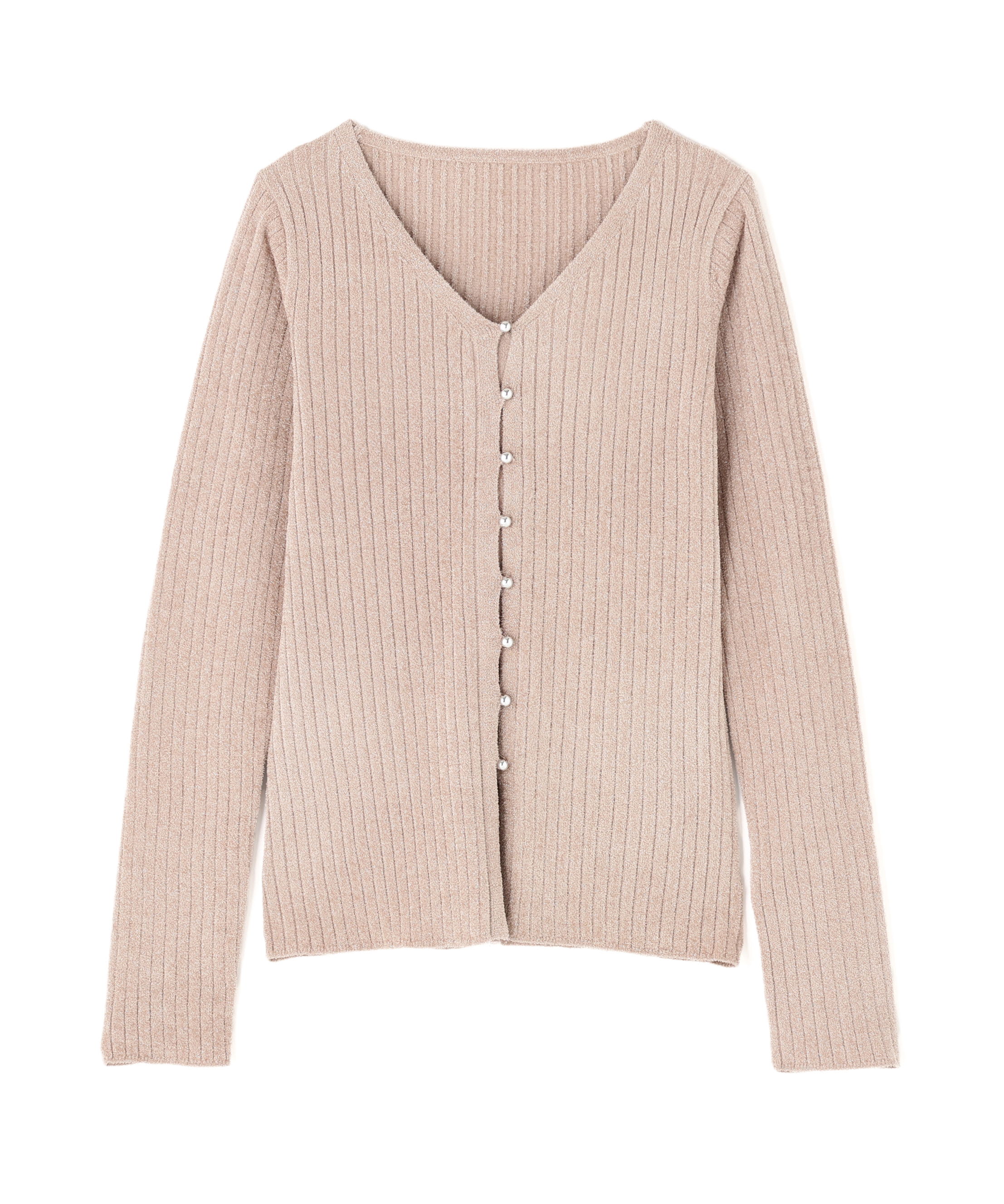  「ラメモールカーディガン」|ニット・セーター|