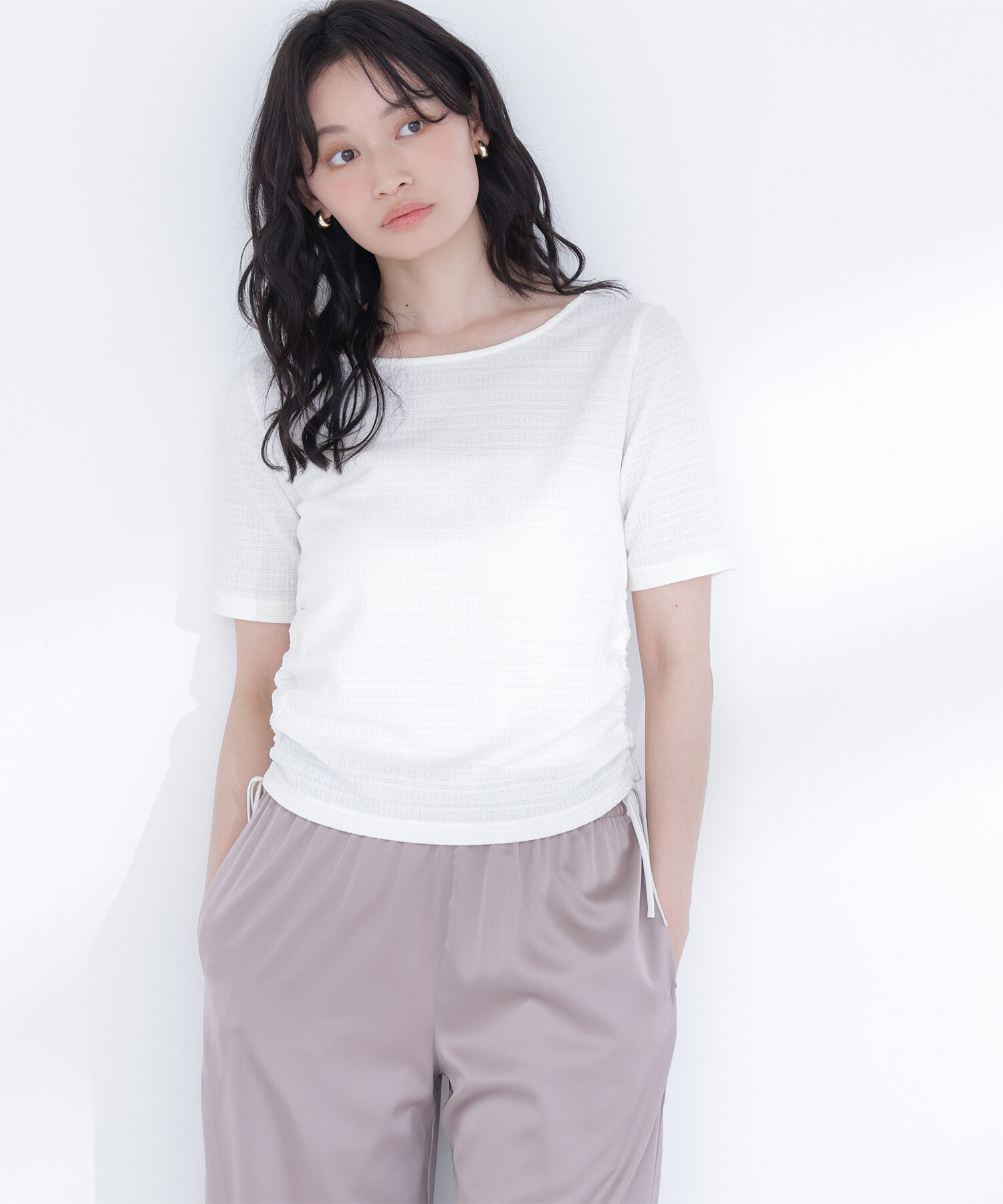  「ドロストヘムカットソー」|Tシャツ・カットソー|